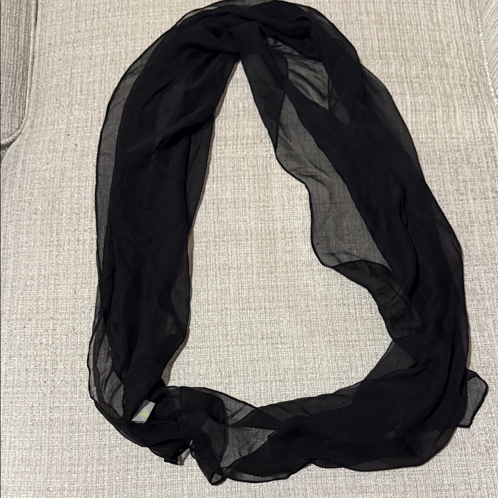 Source Unknown Black Sheer Wrap